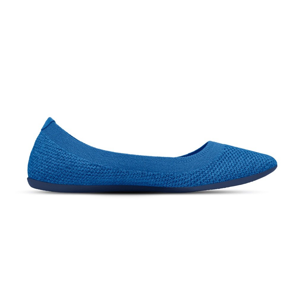 Allbirds Women\'s Flats Blue - Tree Breezers - 42697CGUF